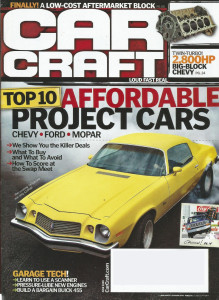 CAR CRAFT 2009 JUNE - BUILD A C4, DECALS, 455 BUICK